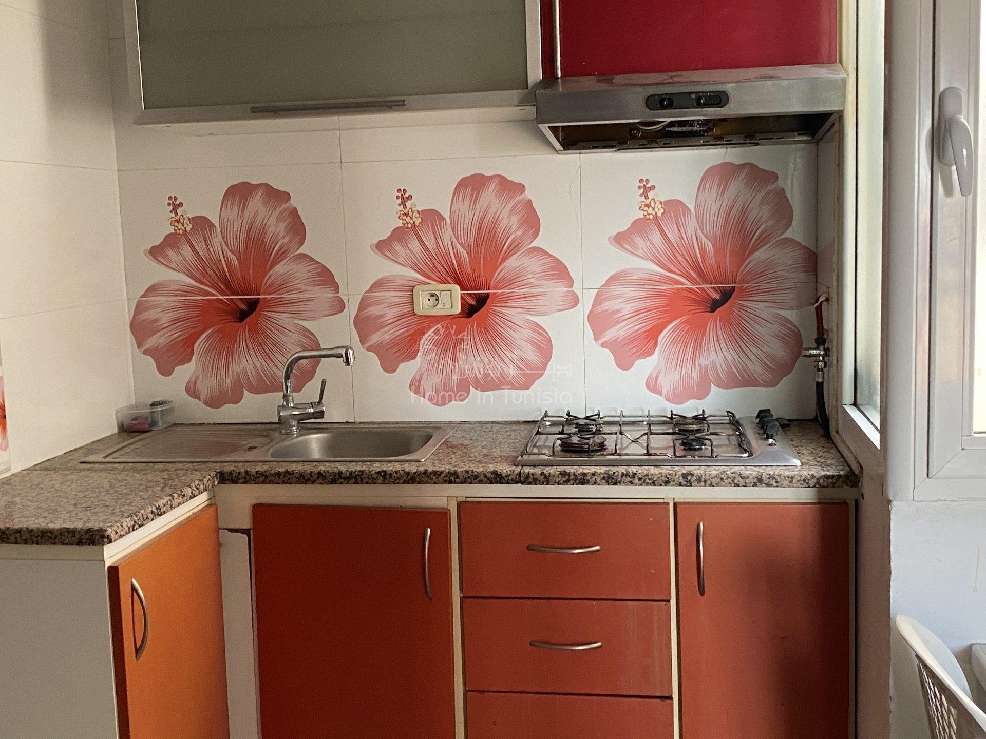 appartement s+1 pour location  estivale à hammam sousse